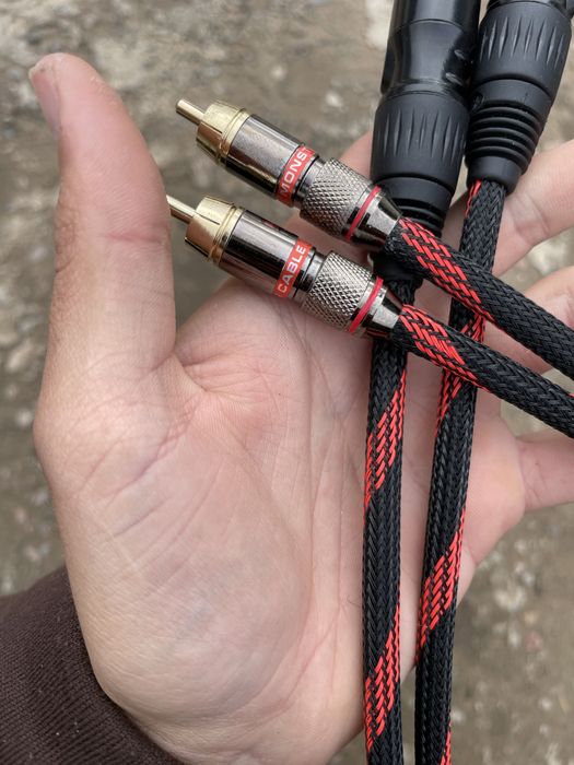 Качественные межблочные кабеля RCA XLR с наконечниками monster cable