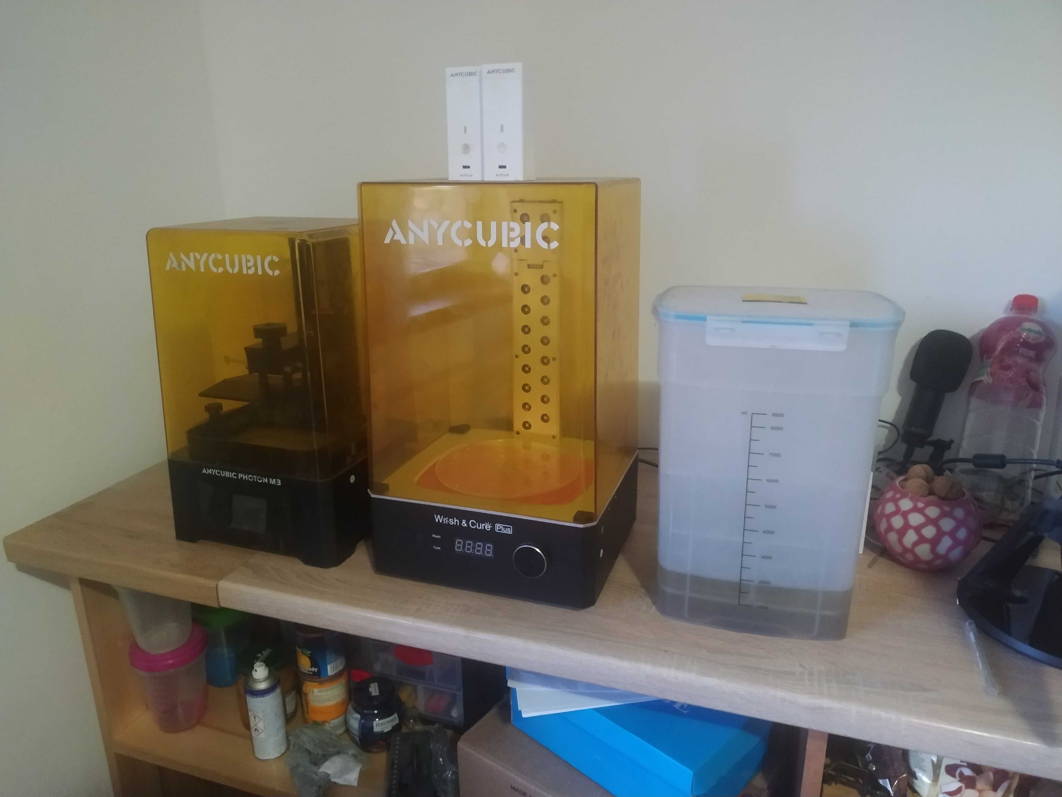 Imprimanta 3d Anycubic M3 + Wash & Cure Plus