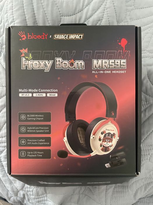 Игровые наушники Bloody MR595 Proxy Boom Новые