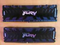 Memorie Kingston FURY Renegade RGB 64GB, DDR4, 3600Mhz (garantie 2031)