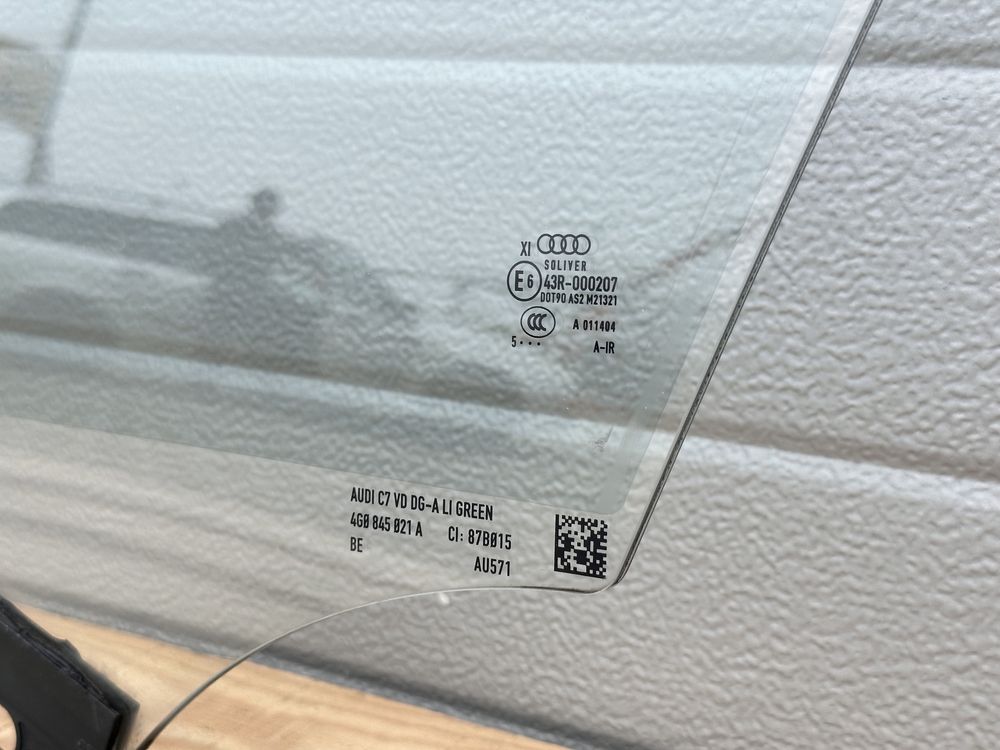 Стъкло предна лява врата двоен стъклопакет AUDI A6 4G 4G0845021A