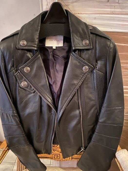 Оригинално кожено яке на Balmain