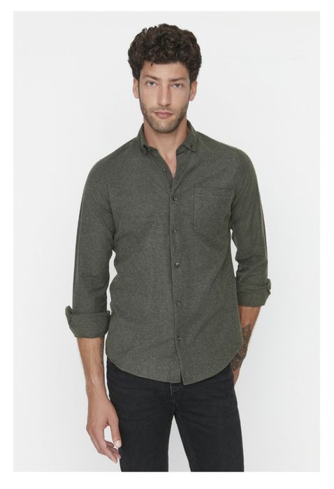 Рубашки M 48 зеленый, голубой, черный