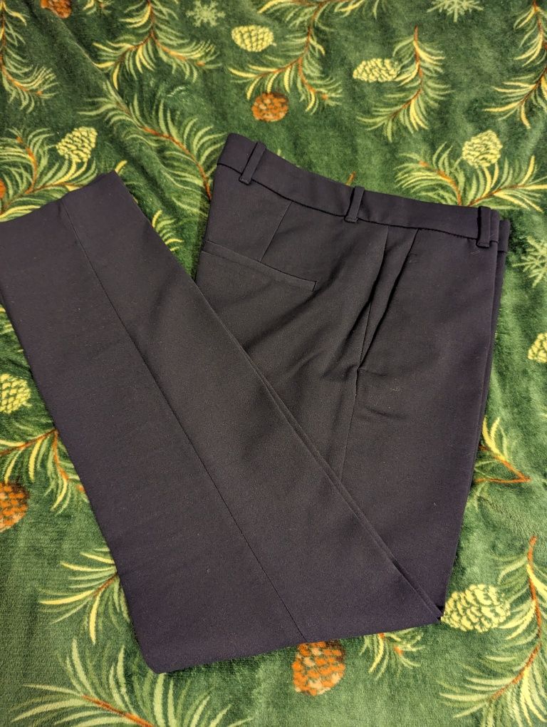 Pantaloni office bleumarin ZARA