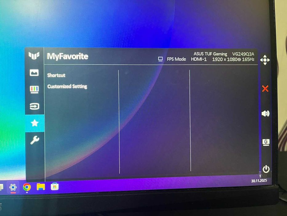 TUF Gaming VG249Q3A – 24” геймърски монитор с 180 Hz