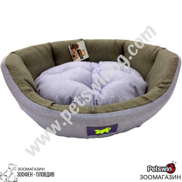 Легло за Куче/Коте- 45, 55- 2 размера- Сиво-Лилава разцветка- Ferplast