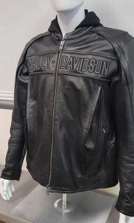 Harley Davidson Road Warrior 3в1 Оригинално Кожено Яке L