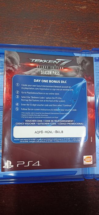 Vând  joc PS4 Tekken 7 deluxe edition