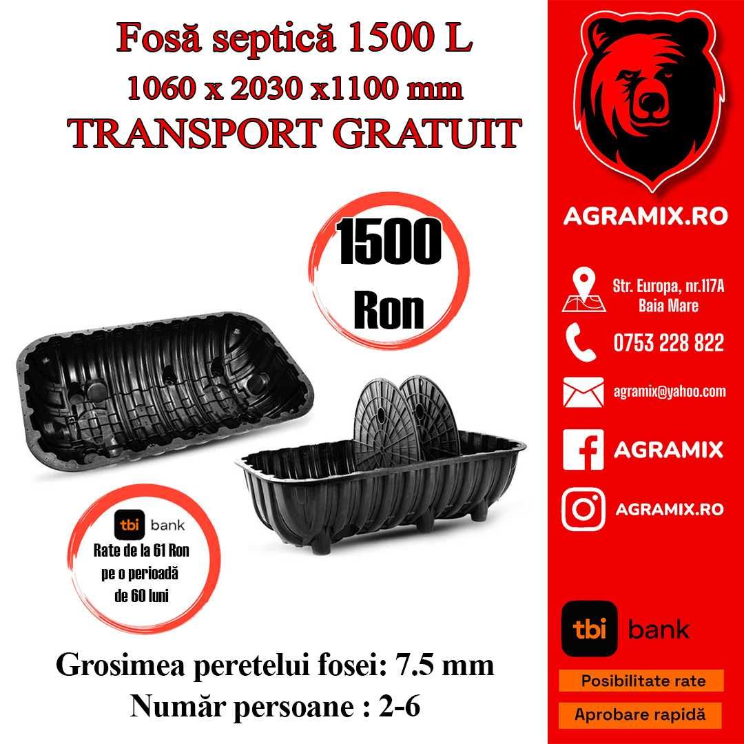 Fosa septica tricamerala cu transport gratuit agramix