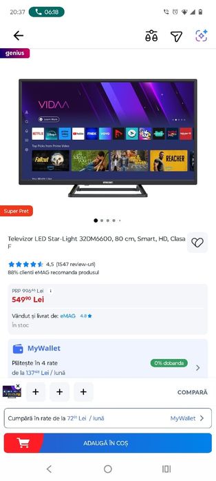 Vând tv,preț 330 lei ușor negociabil! folosit foarte puțin