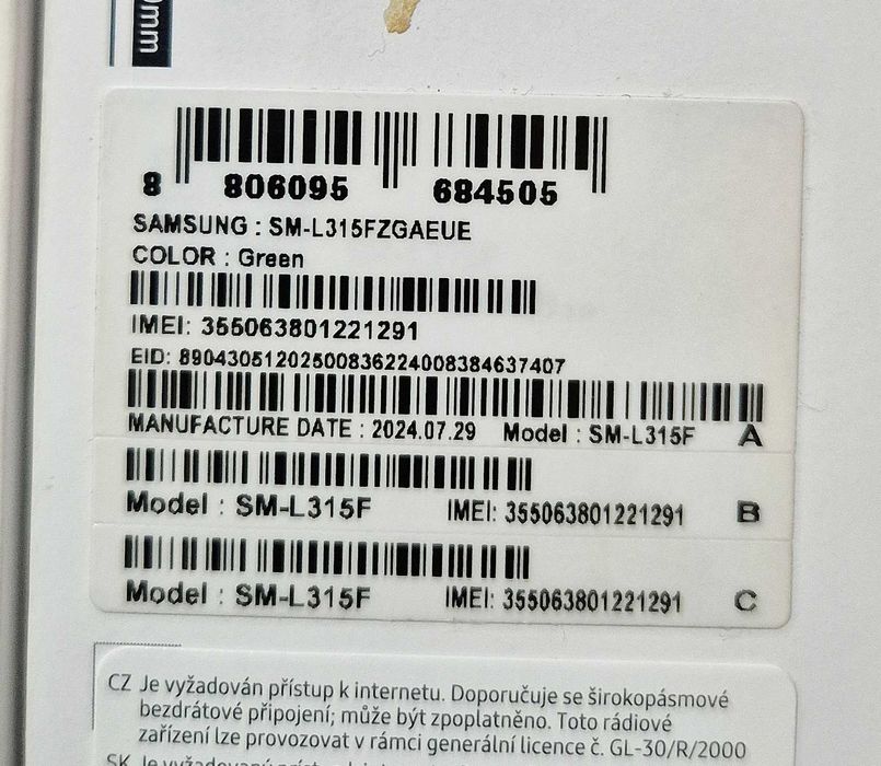 Samsung Galaxy Watch 7 44mm LTE (+BT+GPS+WiFi) green, GARANTIE 08.2026