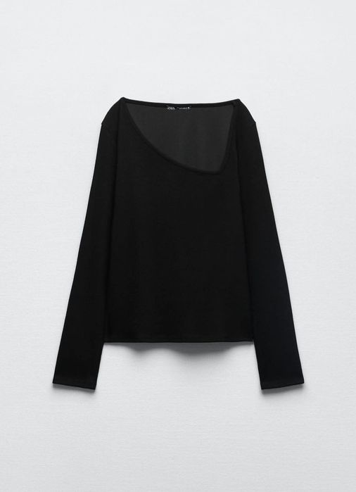 Блуза ZARA с дълъг ръкав