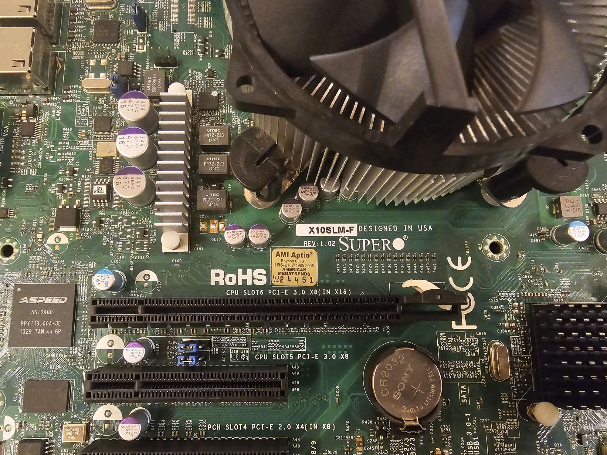 Supermicro X10SLM-f - сървърно дъно, RAM, CPU