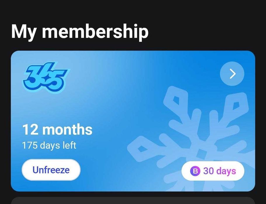 1Fit abonoment 175 kunlik