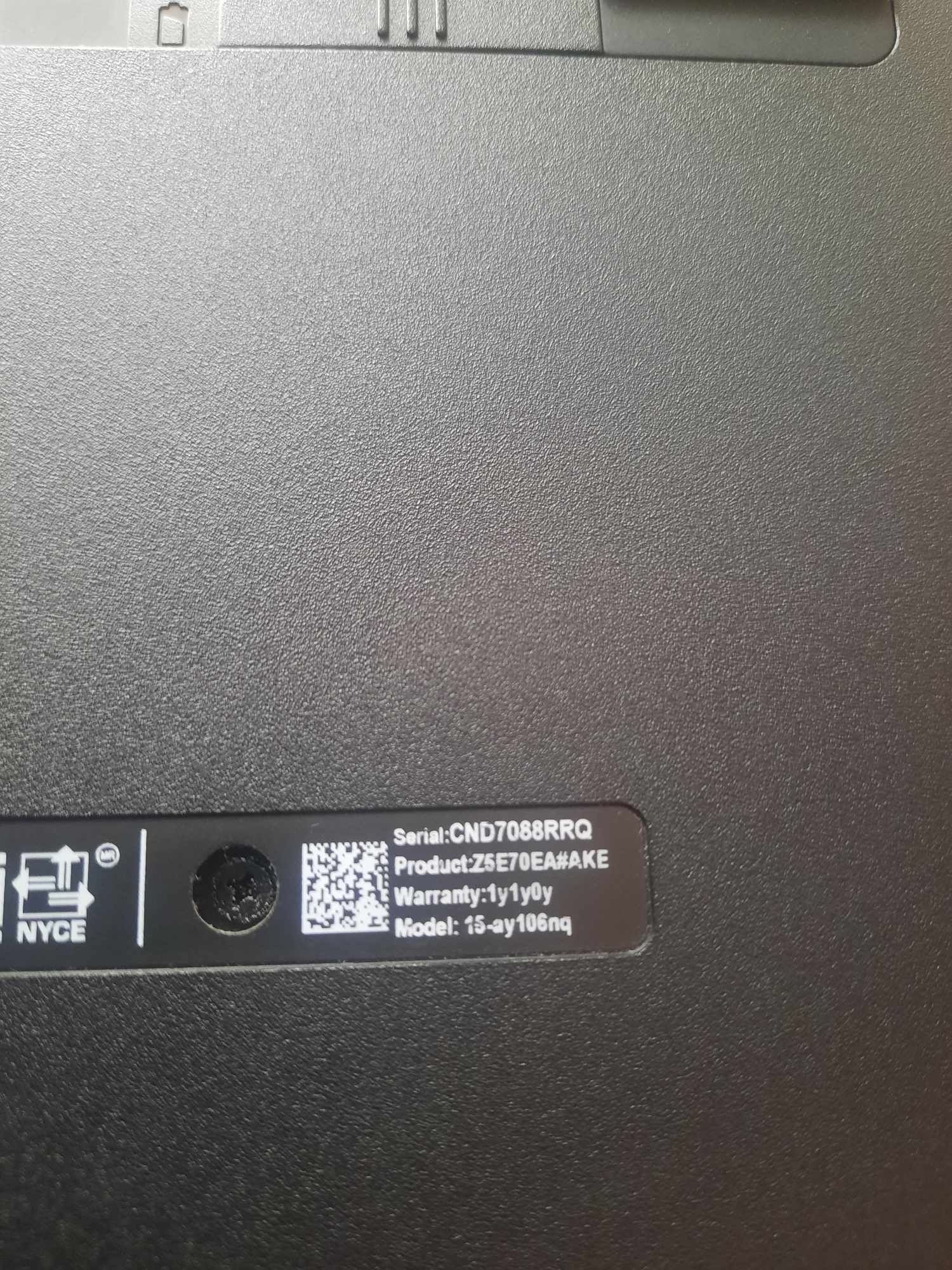 Laptop HP utilizat