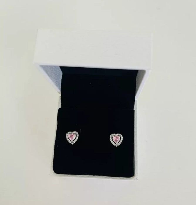 Красивые серёжки 925 проба пандора!!!