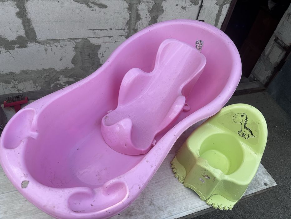 Ванночка с горкой детская