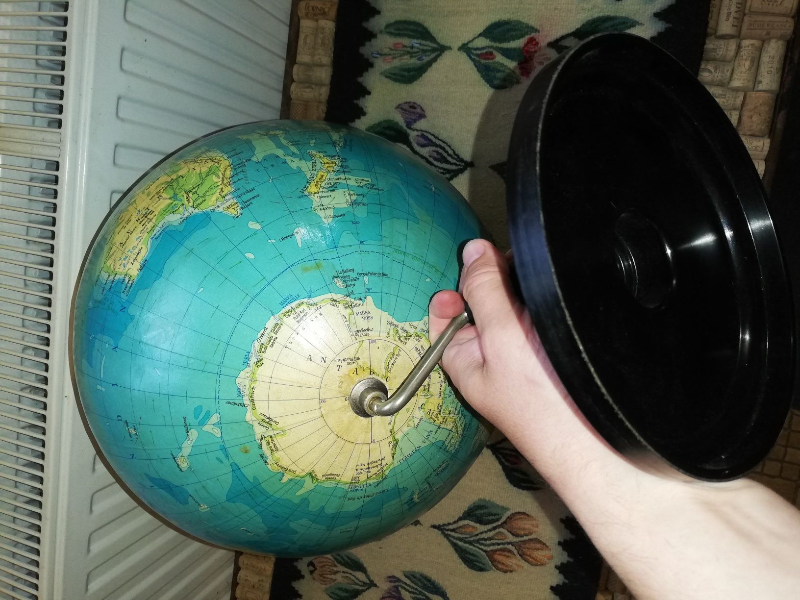 Glob pământesc românesc anii 80 diametru 33 cm