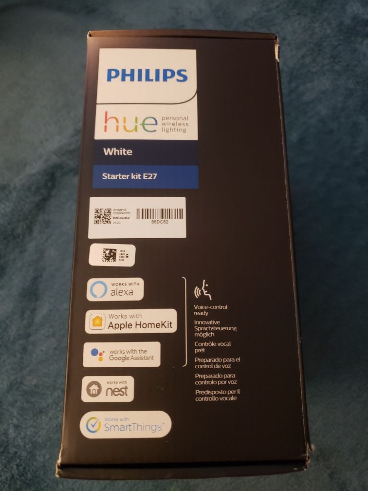 Philips Hue White Starter Kit 3 Becuri Bridge Switch