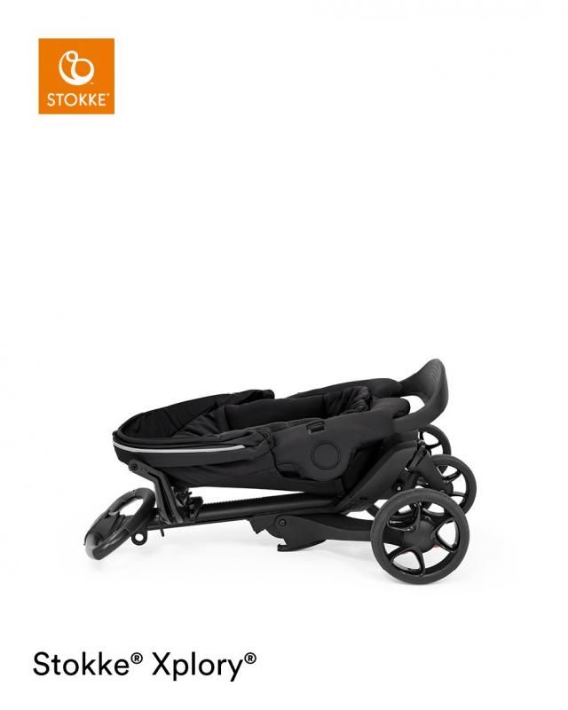 Stokke Xplory X + бебешки кош + Stokke be safe- цвят Rich Black