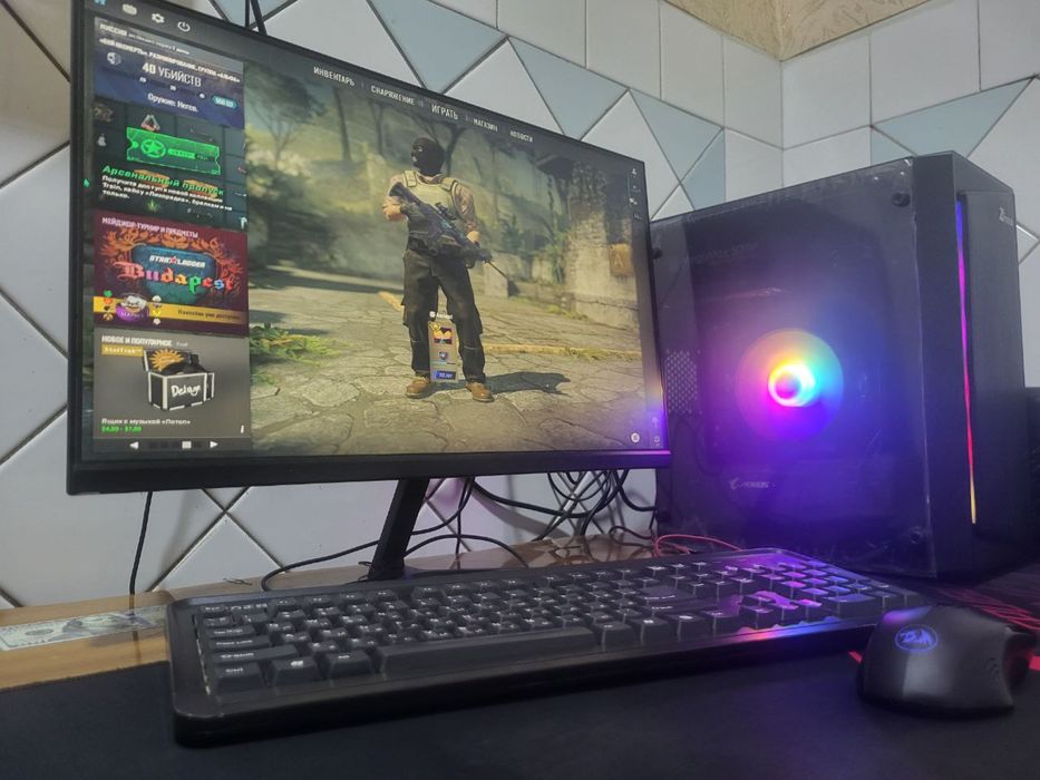 Компьютер i3 12-поколения! RX570 CS2 220 fps SSD M.2