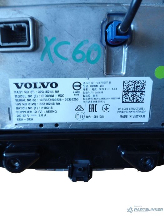 Display/navigatie VOLVO XC60 II 246 2017 - >