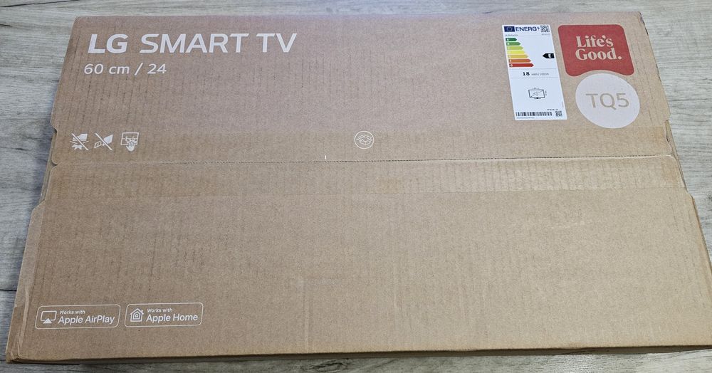 TV/Monitor LG 24TQ510S-PZ, 60 cm, Smart TV, LED - sigilat