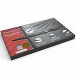 Set 5 cutite cu decojitor Royalty+ oala 2l inox blaumann
