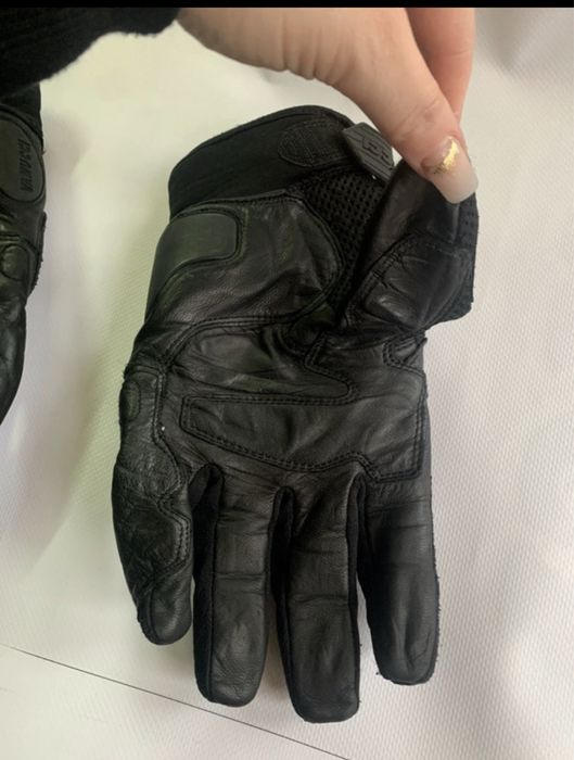 Mănuși moto Vanucci din piele, protecții rigide – mărime 3XL / 12