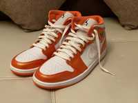 Adidasi Nike Air Jordan 1 Mid SE/Metallic Orange,noi.