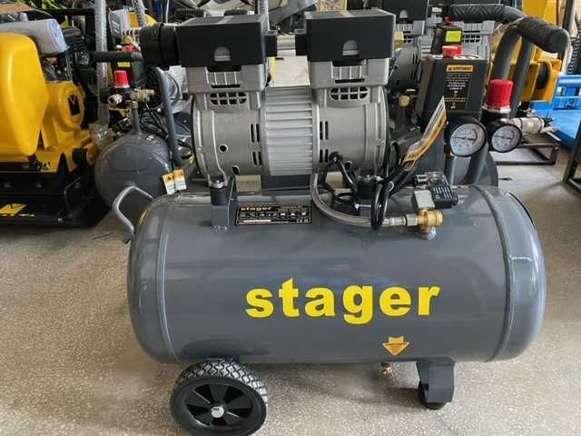 Compresor Aer SILENTIOS Stager HM50JW-0.75 50L, 65dB, 135L/min - Stoc.