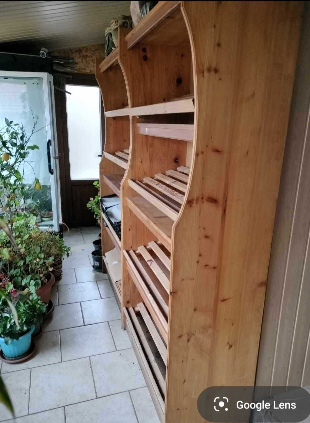 Cantar electronic, 2 rafturi pentru paine, masuta cu roti