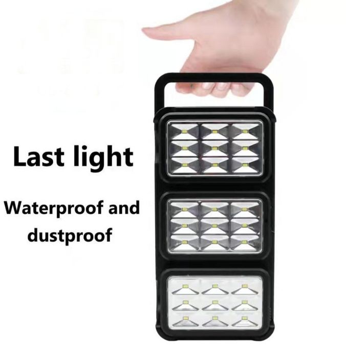 Kit solar portabil GD 8058 cu lanterna