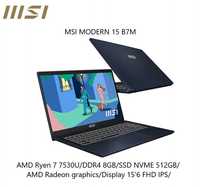 Ноутбук MSI Modern 15 B7M AMD Rayzen 5 7530U 8/512 GB SSD Black