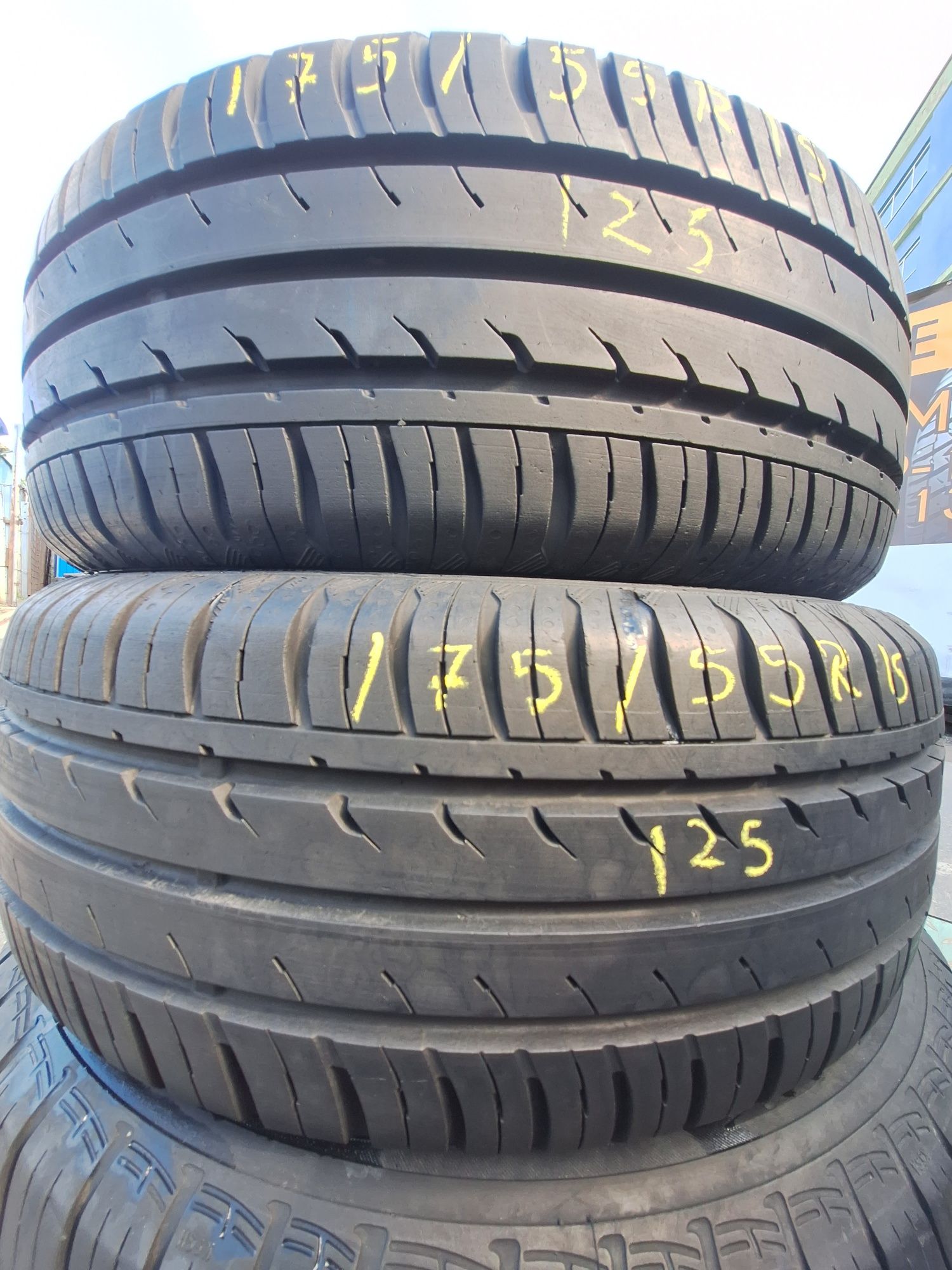 2 anvelope vara 175/55r15 Continental pt Smart Montaj Gratuit