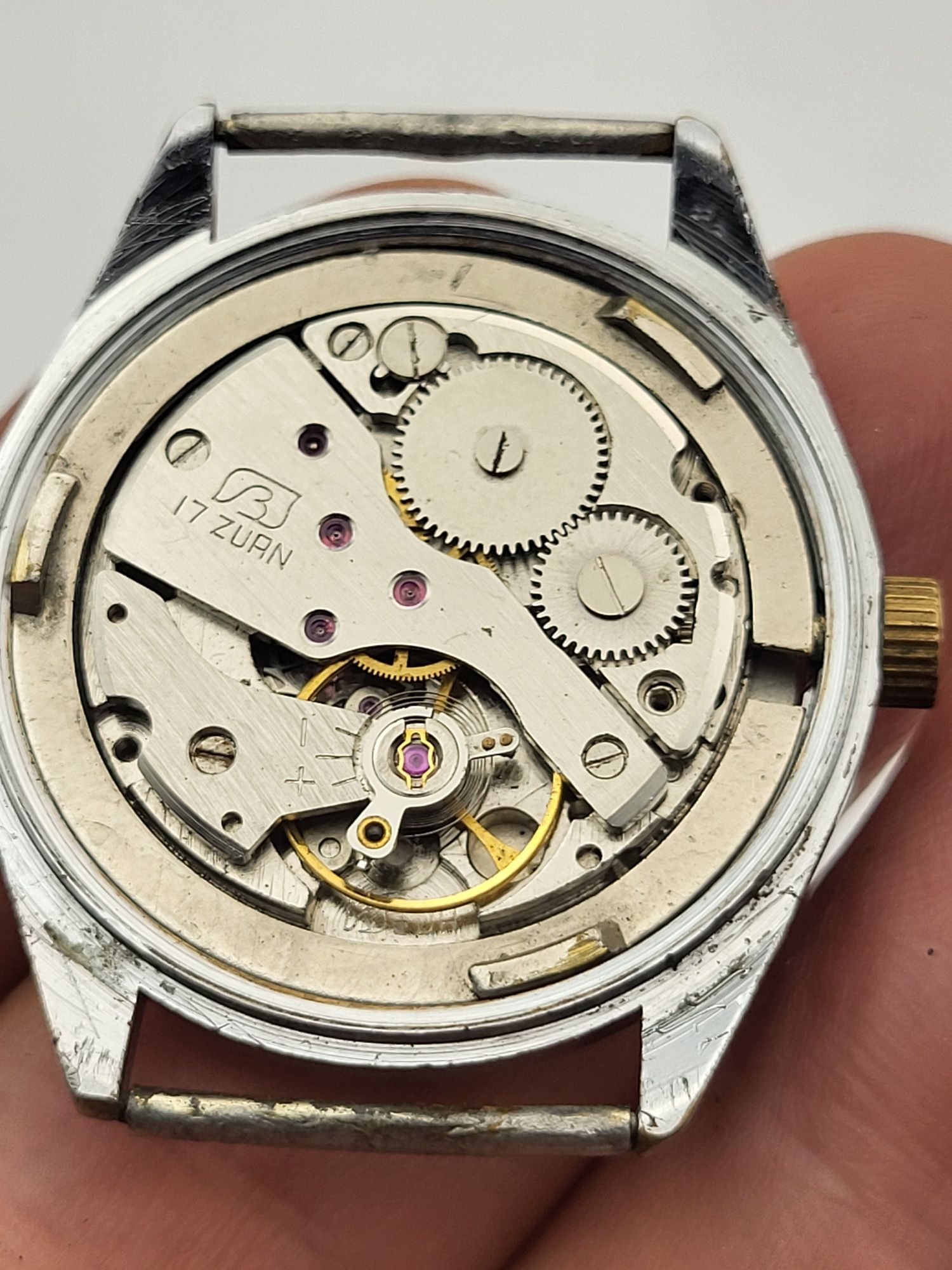 OREX cal SZ1 Mecanism Ceas 17 Zuani DEFECT Balans Bun .Pentru Reparat