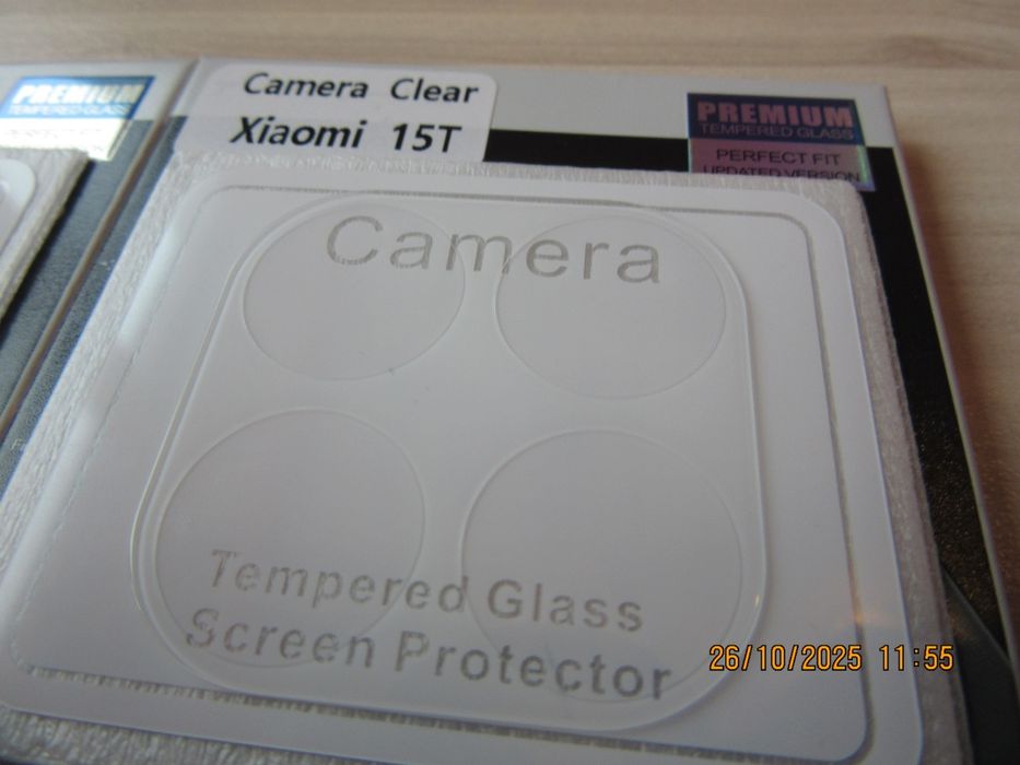 Xiaomi 15T Pro / 15T / 15 / 3D 9H Стъклен протектор за камера