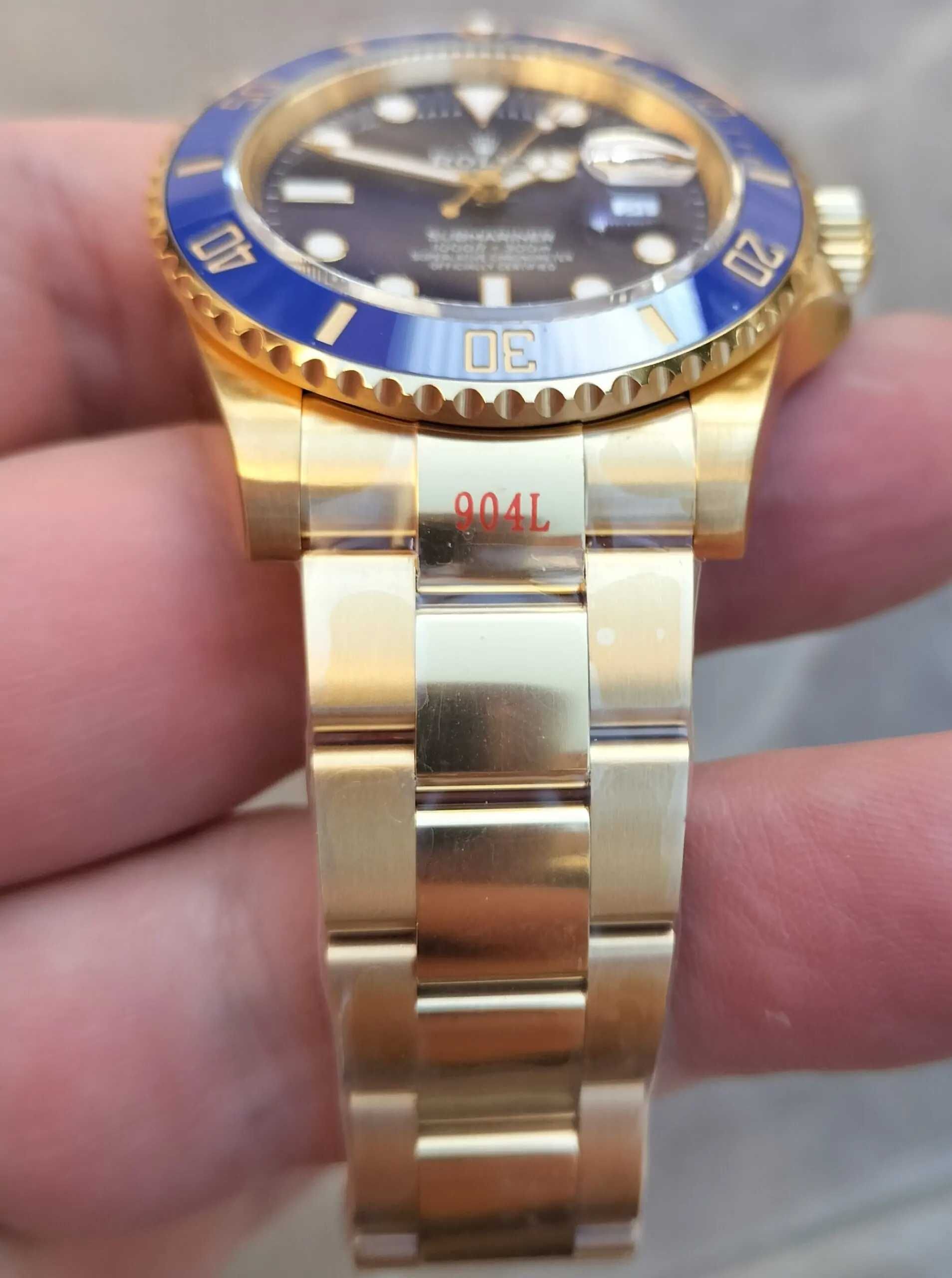 Rolex Submariner 41mm 904L VSF 3235 Gold Blue Dial & Bezel