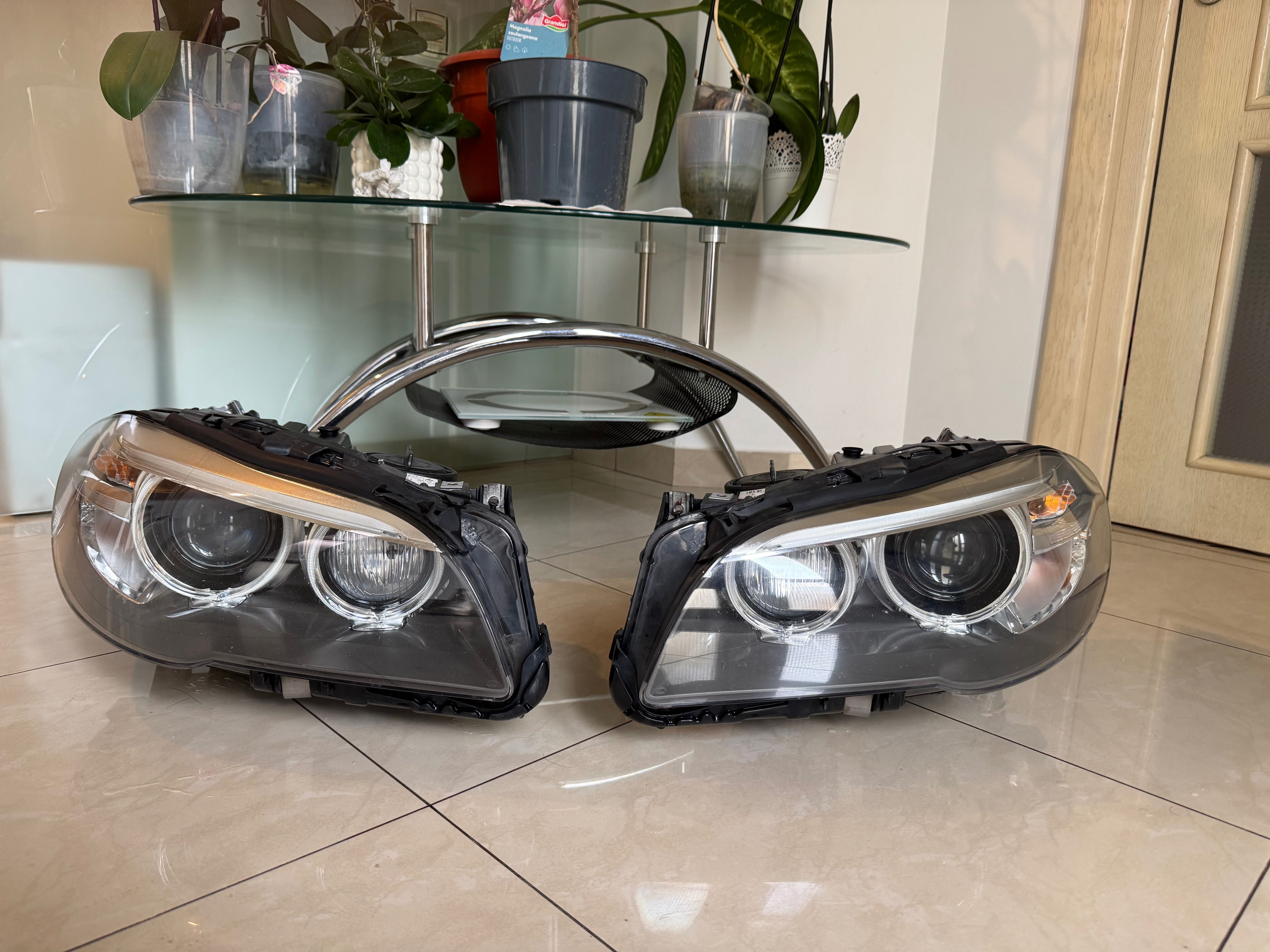 Faruri BMW seria 5 525d 520d 530d F10 facelift Bi-Xenon Adaptiv LCI
