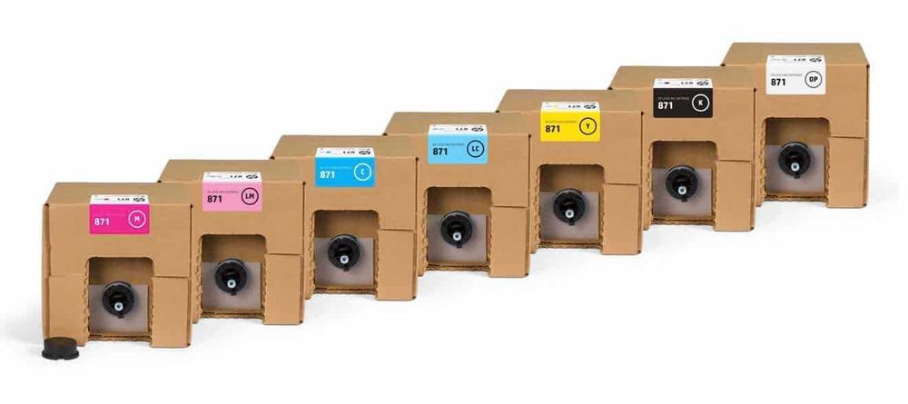 Cerneala originala HP latex 831,871  pentru 360 ,370 ,570   HP 871,  H