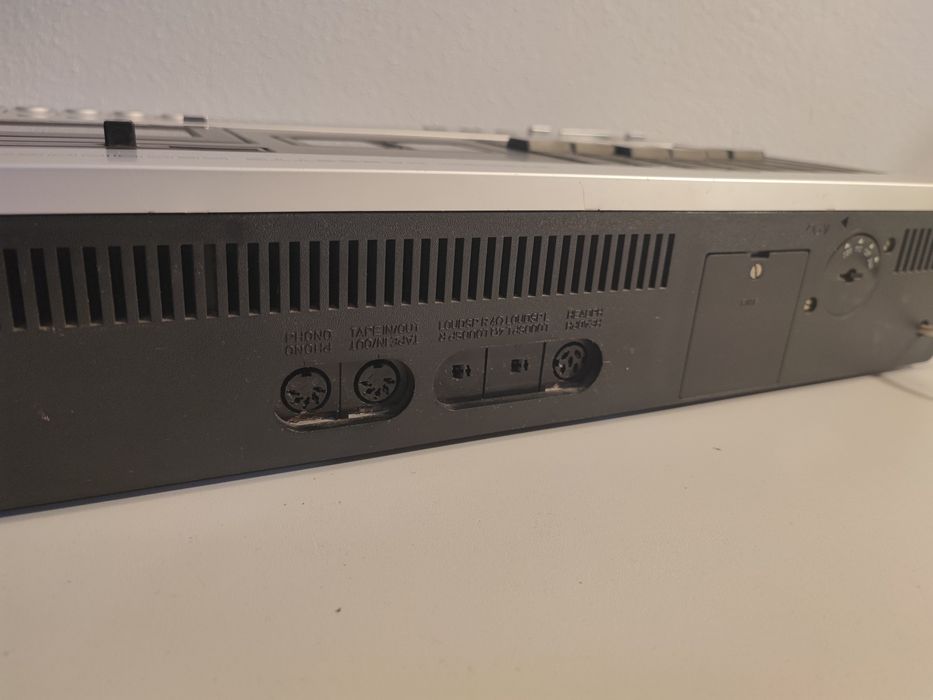 Deck Philips N2407 stereo cassette recorder