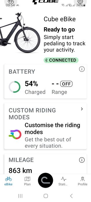 Bicicleta electrica Cube bosch smart