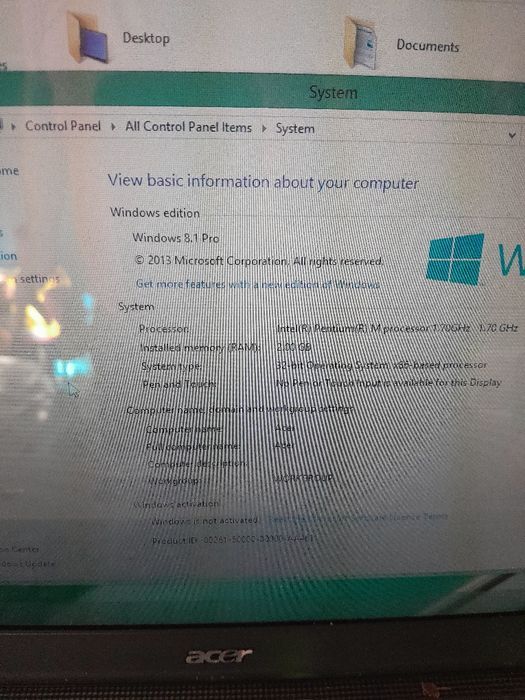 Laptop Acer Aspire 9500