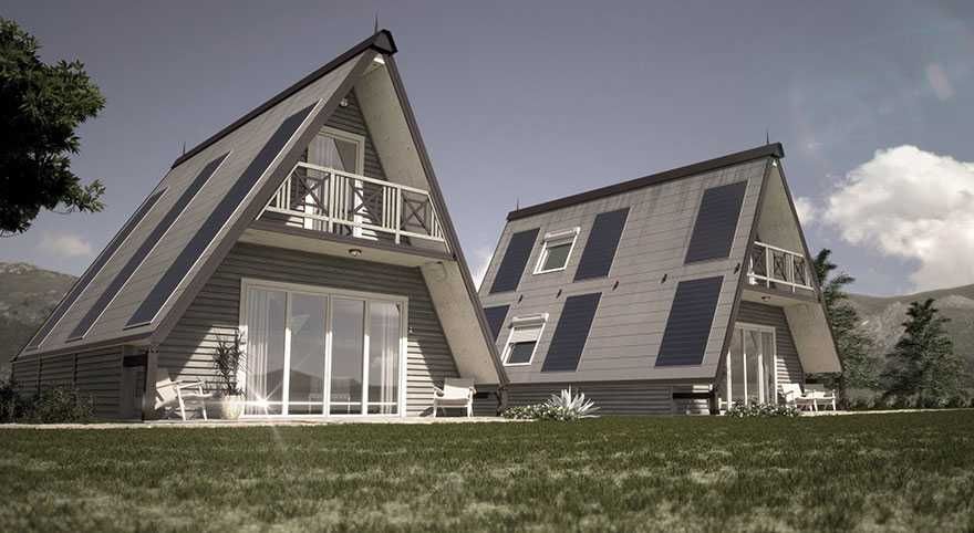 Vand case pe structura, cabane tip A si containere modulare locuibile