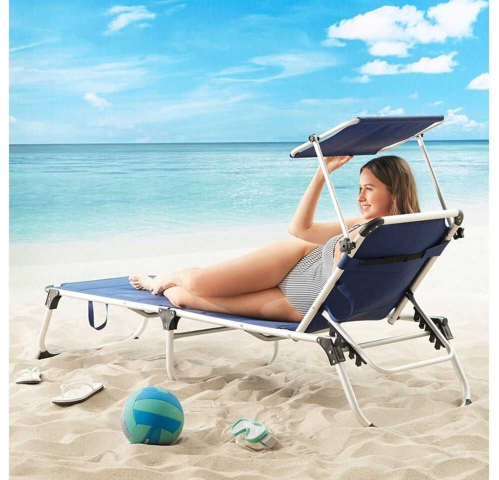 XXL луксозен сгъваем шезлонг!