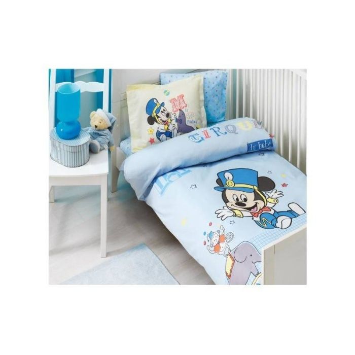 Комплект постельного белья для малышей Микки Маус, TAC, ранфорс, Новое