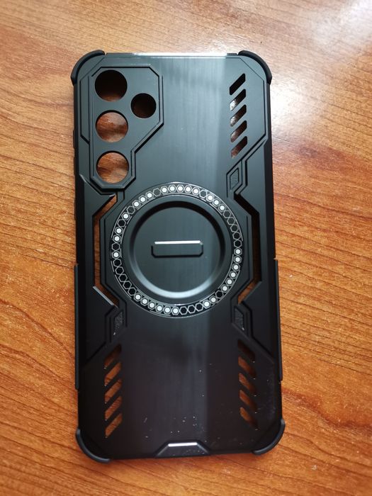 Husa MagSafe Samsung Galaxy A55 5G A556, Techsuit, ArmorMag, Neagră