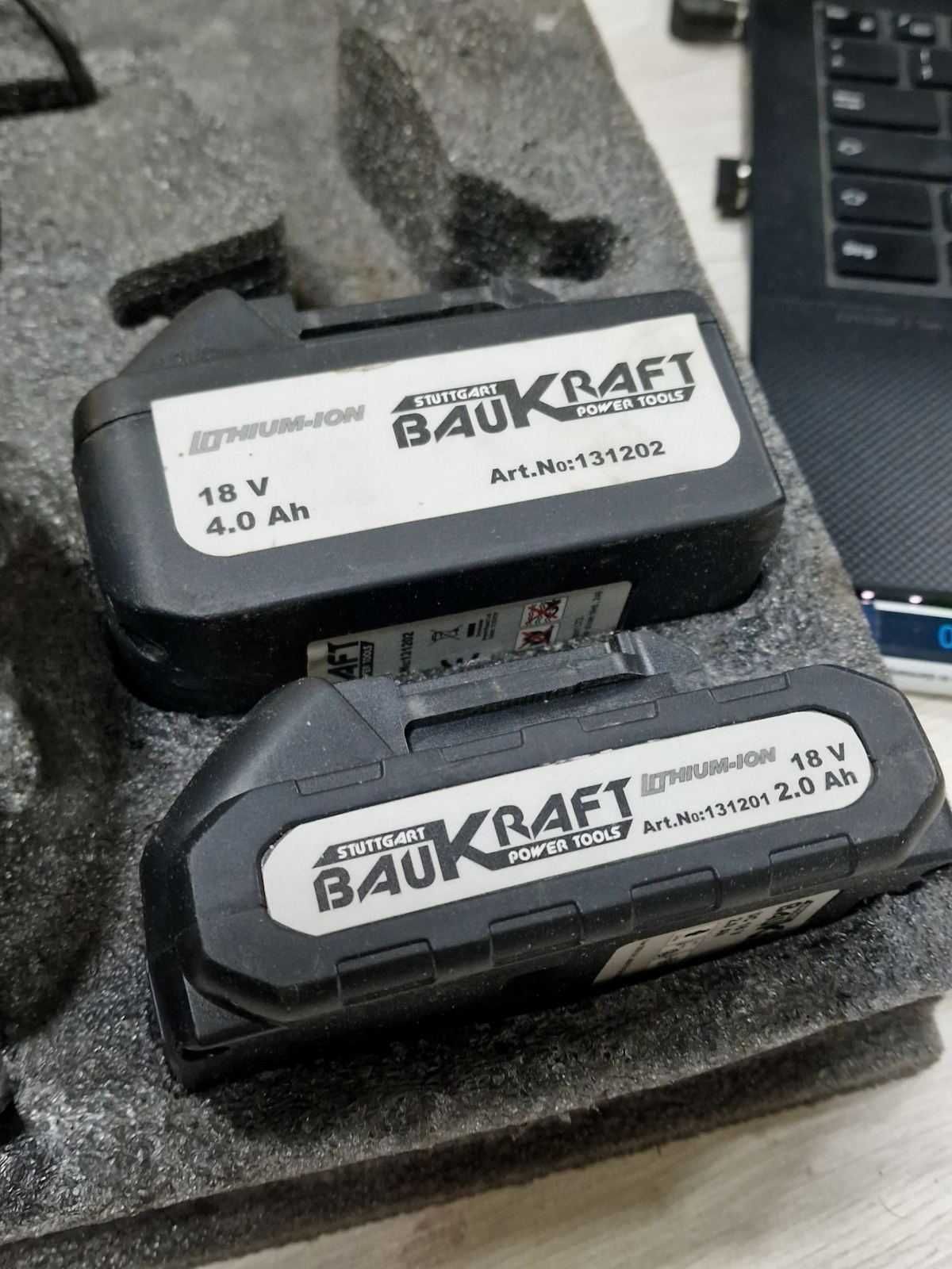Акумулаторен комплект Baukraft ъглошлайф / винтоверт 18V