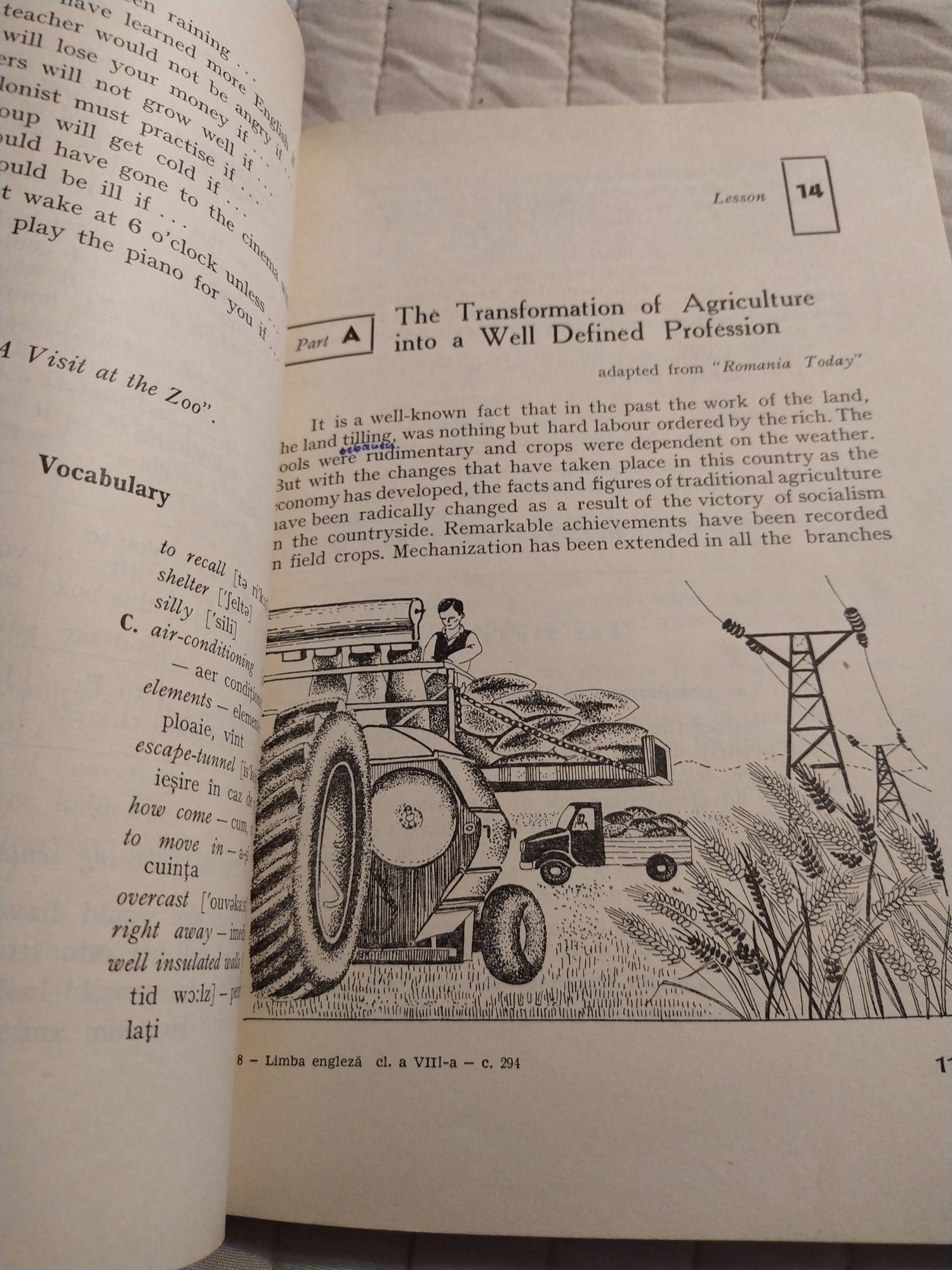 Manual scolar de limba engleză clasa a VIII a