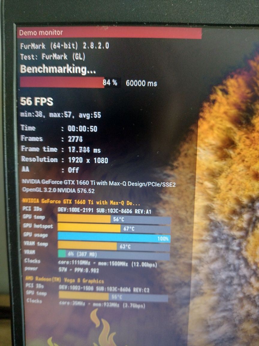 Laptop Gaming HP Pavilion Ryzen 5, GTX 1660 Ti Max-q, 16GB RAM